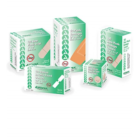 Dukal Sterile- Plastic Adhesive Strips- 1 in. x 3 in. 7617